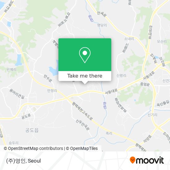(주)영인 map