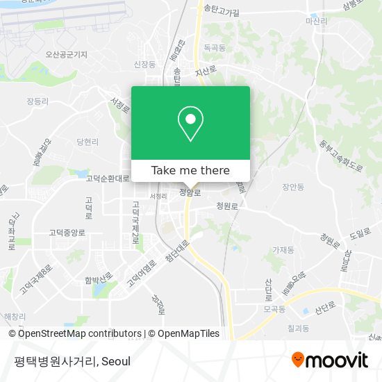 평택병원사거리 map