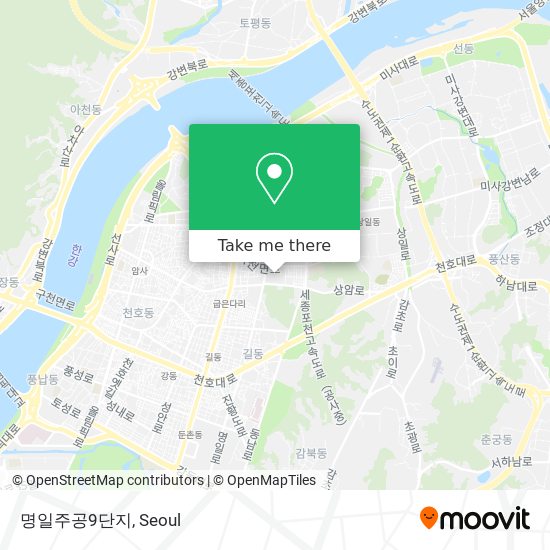 명일주공9단지 map