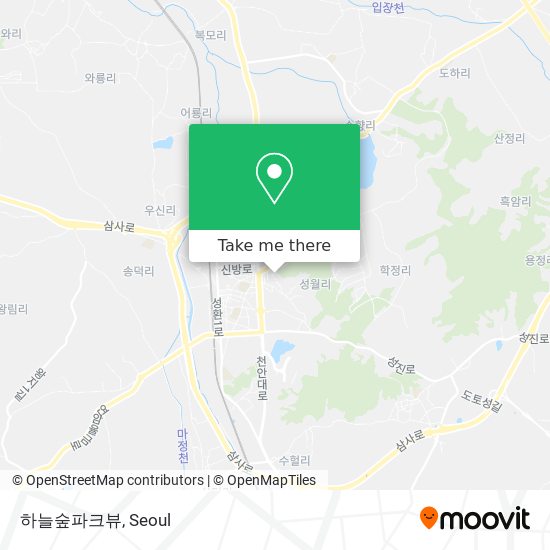 하늘숲파크뷰 map