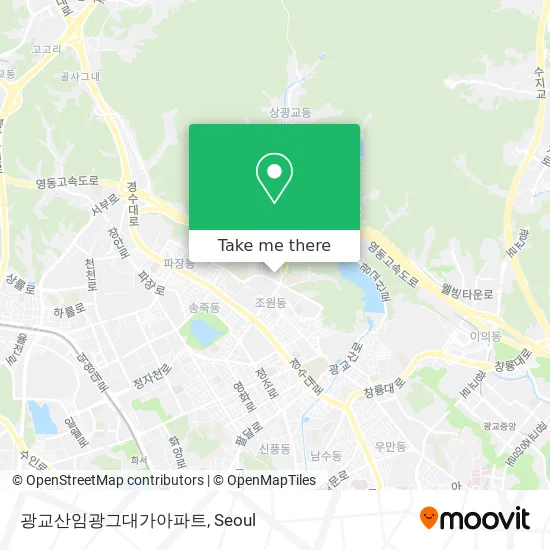 광교산임광그대가아파트 map