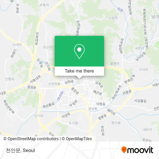 천안문 map