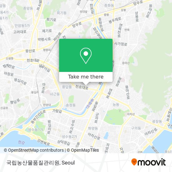 국립농산물품질관리원 map