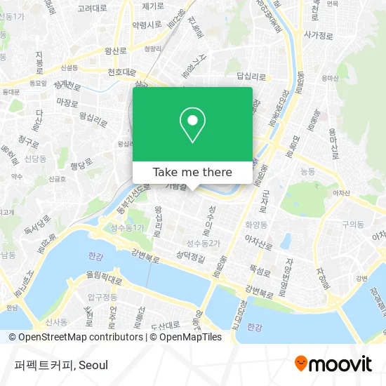 퍼펙트커피 map