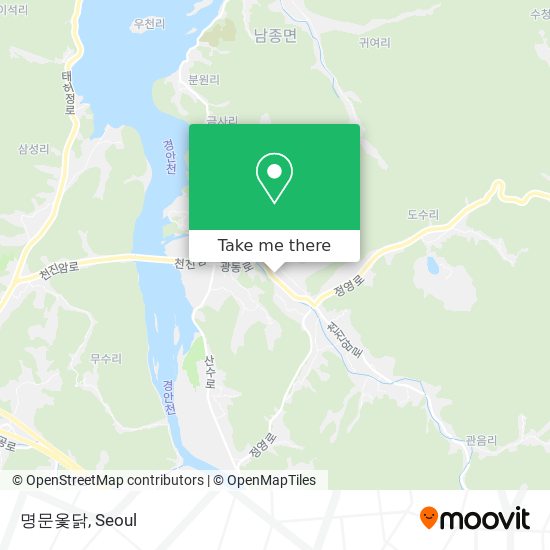 명문옻닭 map