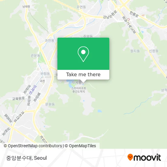 중앙분수대 map