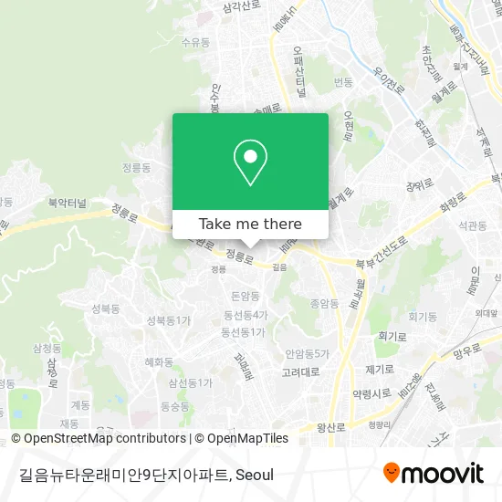 길음뉴타운래미안9단지아파트 map