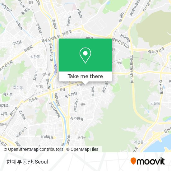 현대부동산 map