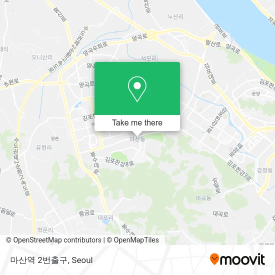 마산역 2번출구 map