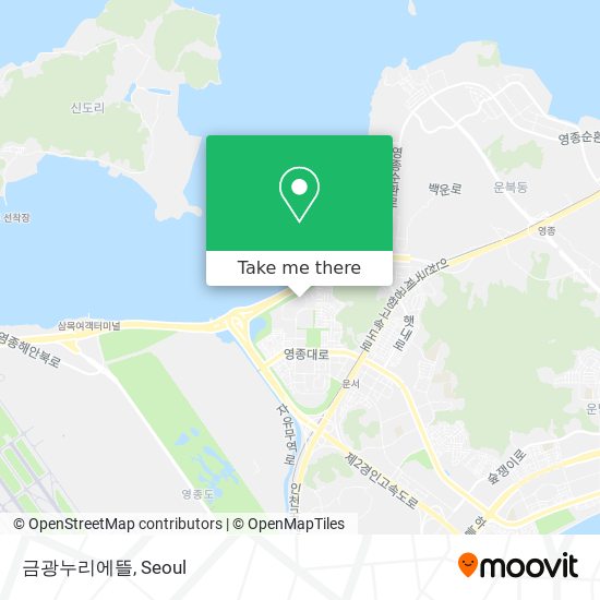 금광누리에뜰 map