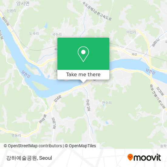 강하예술공원 map