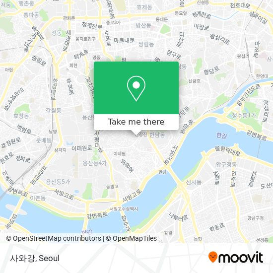 사와강 map