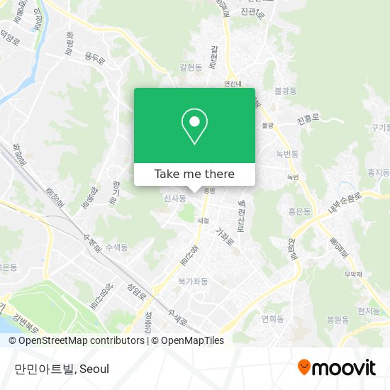 만민아트빌 map
