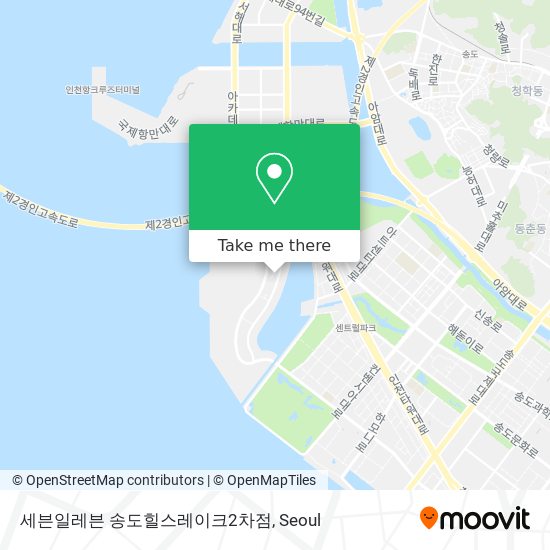 세븐일레븐 송도힐스레이크2차점 map