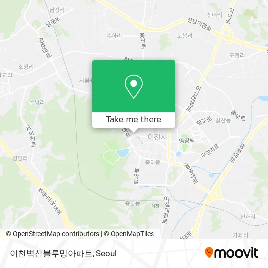 이천벽산블루밍아파트 map