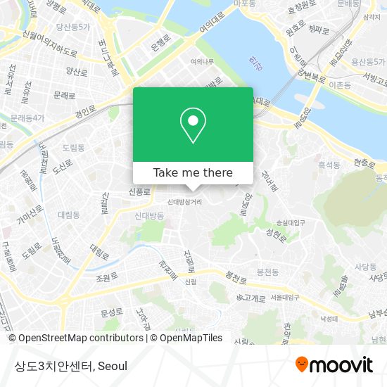 상도3치안센터 map