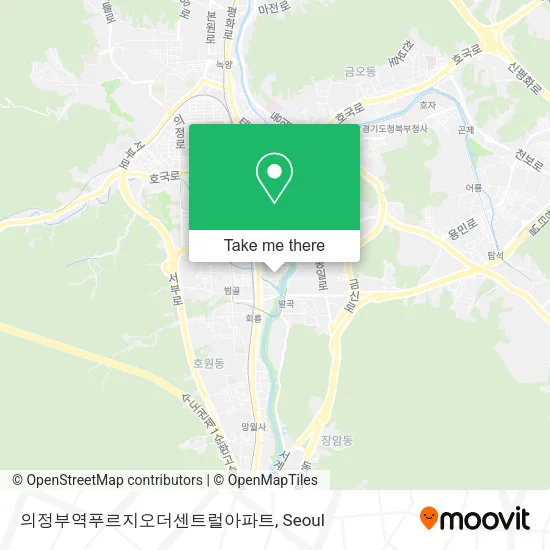 의정부역푸르지오더센트럴아파트 map