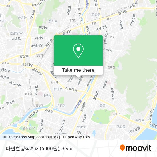 다연한정식뷔페(6000원) map