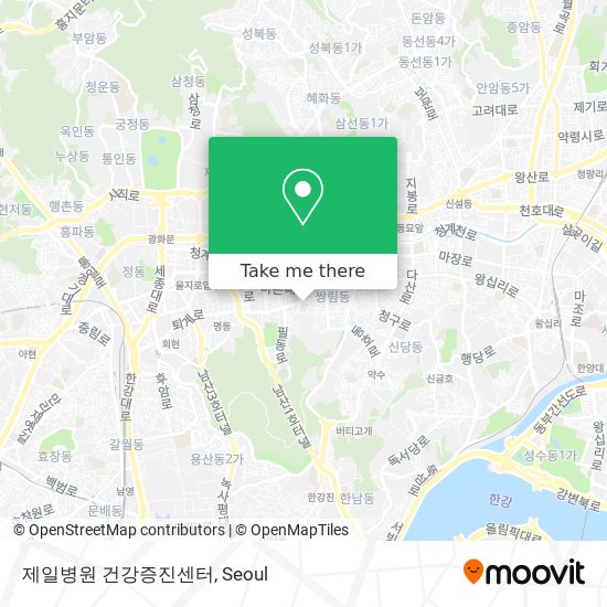 제일병원 건강증진센터 map