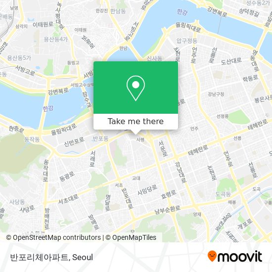 반포리체아파트 map