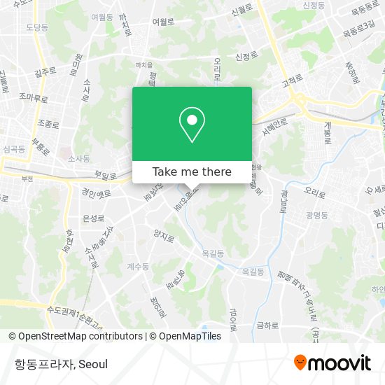 항동프라자 map