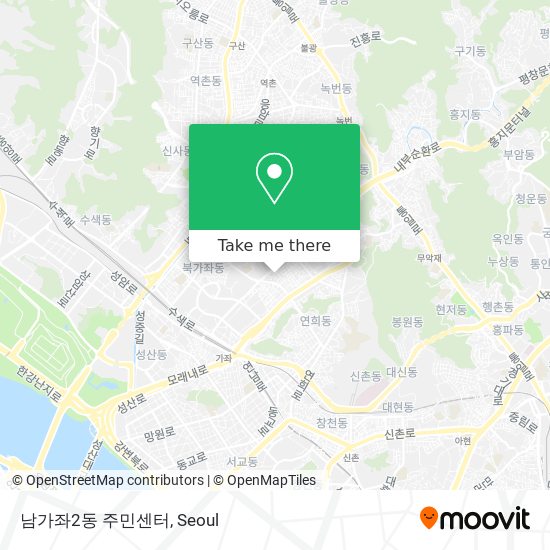 남가좌2동 주민센터 map