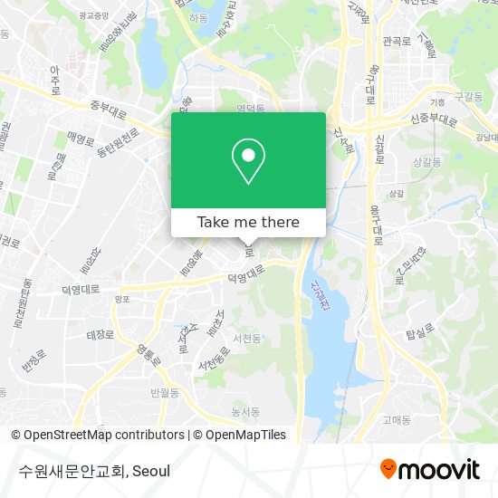 수원새문안교회 map
