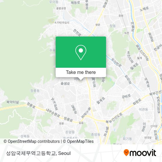 성암국제무역고등학교 map