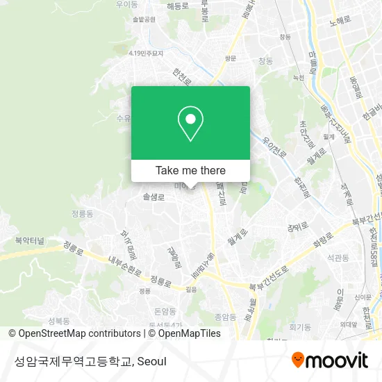 성암국제무역고등학교 map