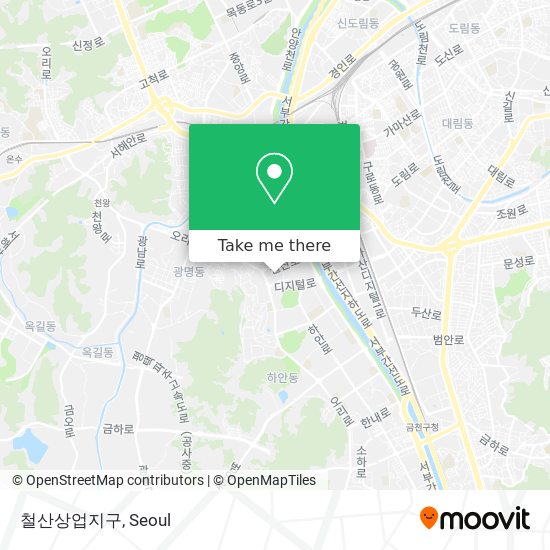 철산상업지구 map