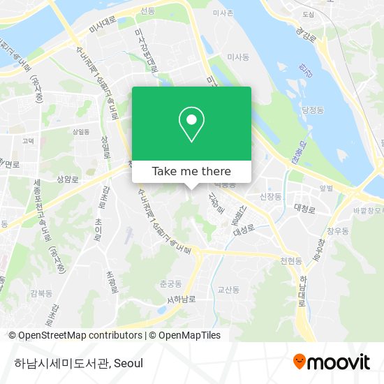 하남시세미도서관 map