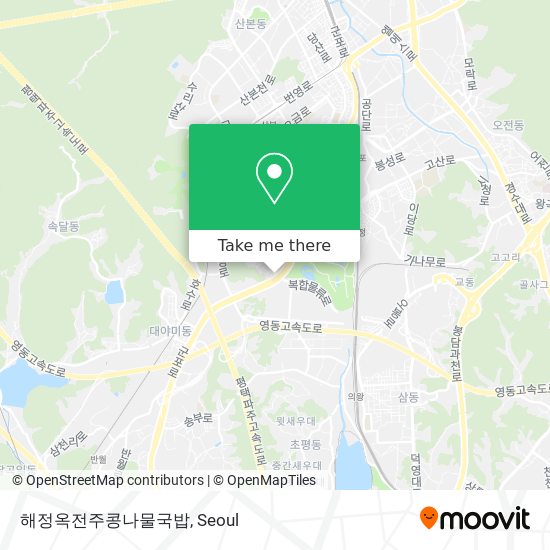 해정옥전주콩나물국밥 map