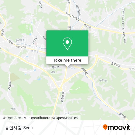 용인샤링 map