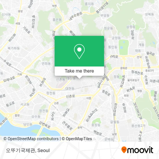 오뚜기국제관 map