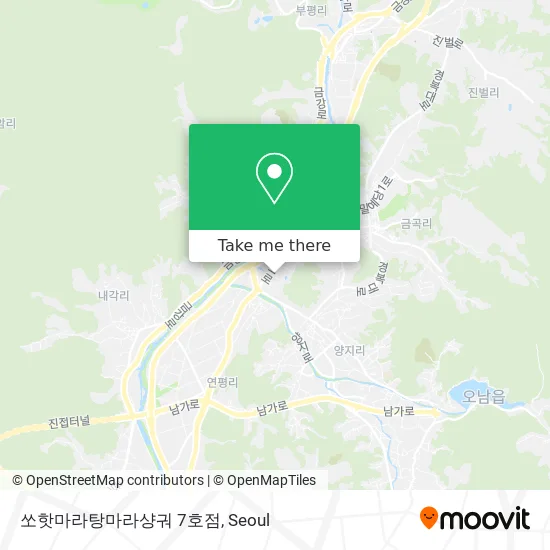 쏘핫마라탕마라샹궈 7호점 map
