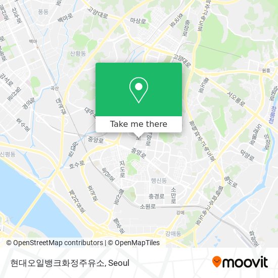 현대오일뱅크화정주유소 map