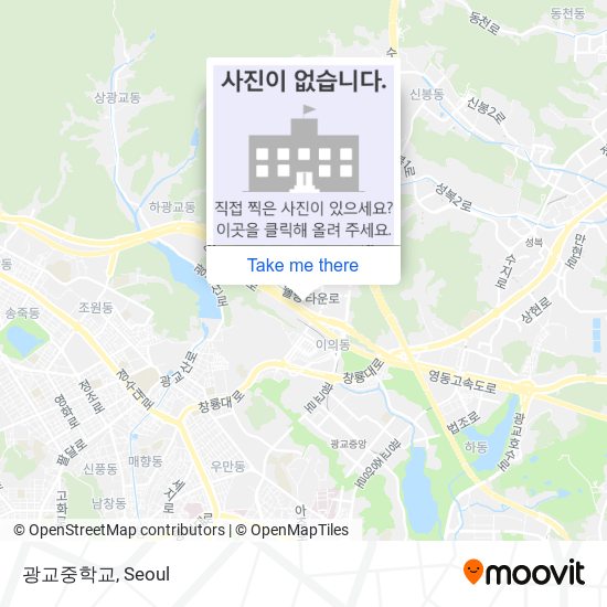 광교중학교 map