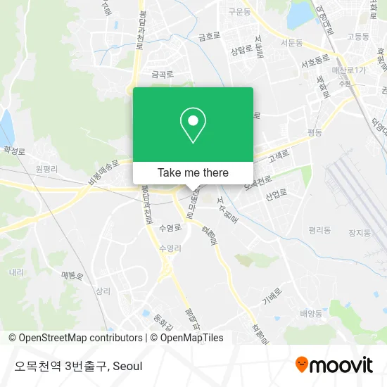 오목천역 3번출구 map
