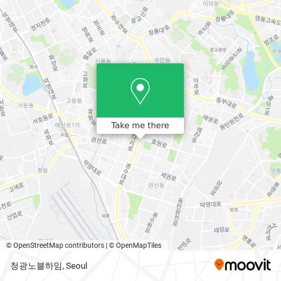 청광노블하임 map