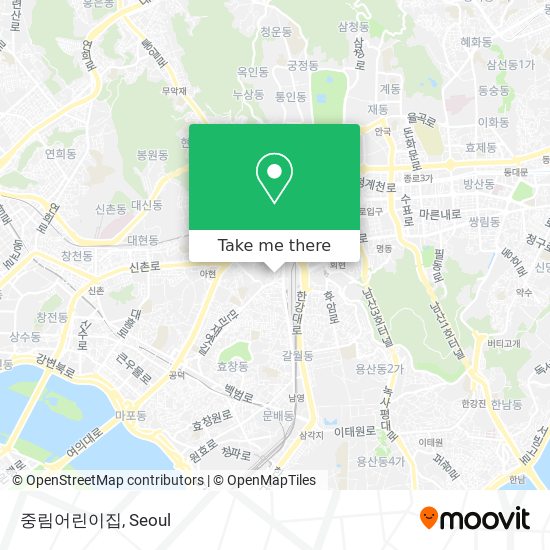 중림어린이집 map