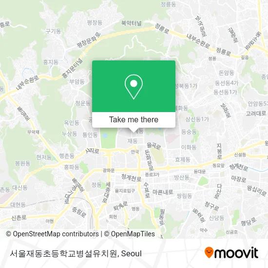 서울재동초등학교병설유치원 map