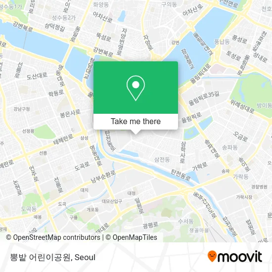 뽕밭 어린이공원 map