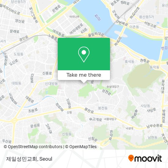 제일성민교회 map