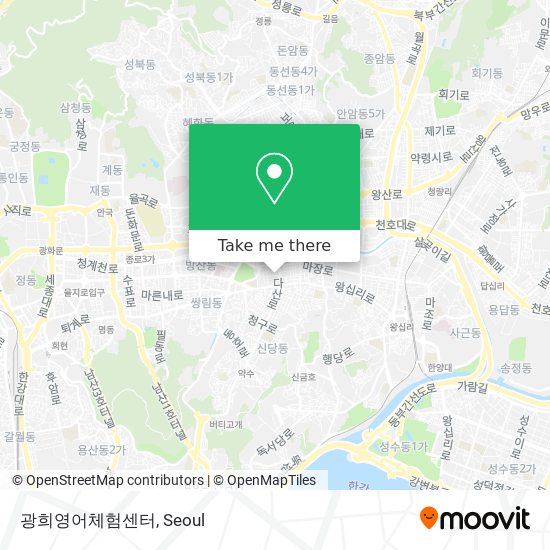 광희영어체험센터 map