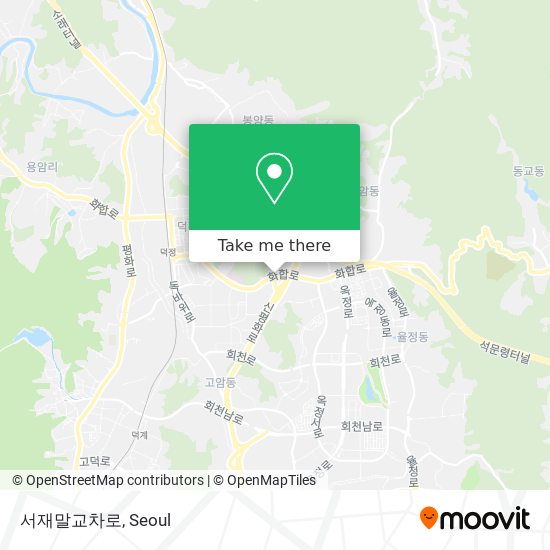 서재말교차로 map
