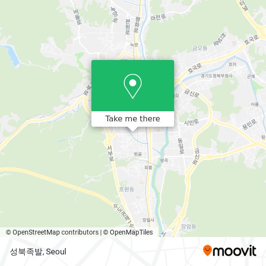 성북족발 map