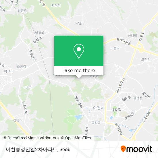 이천송정신일2차아파트 map