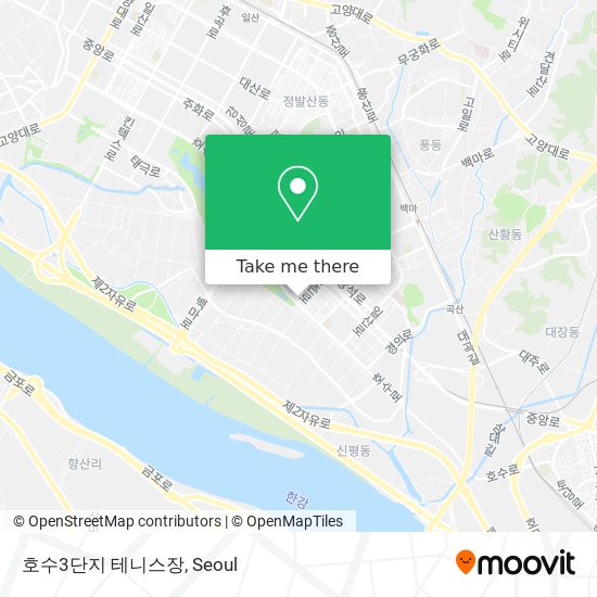 호수3단지 테니스장 map