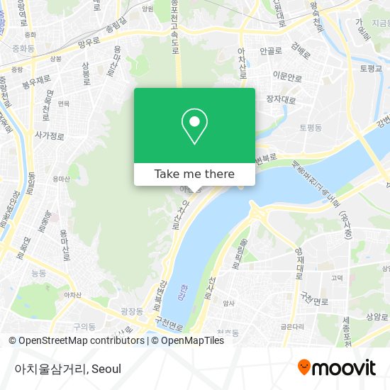 아치울삼거리 map