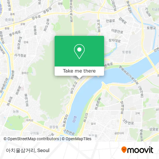 아치울삼거리 map